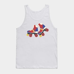 70s Roller Skates Tank Top